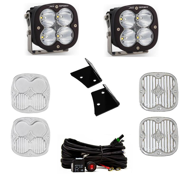 Baja Designs LED Light Kits - Jeep Wrangler & Gladiator - 07-17 Jeep Wrangler Rubicon A-Pillar Mount Kit (part 447798)
