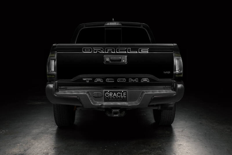 ORACLE Lighting 16-23 Gen 3 Toyota Tacoma Black Series Flush Style LED Tail Lights - 5911-504-T - view 2