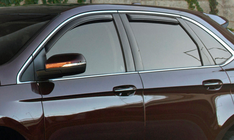AVS Ventvisor Front & Rear Window Deflectors 4pc for 2021-2023 Jeep Grand Cherokee L - Smoke - view 5