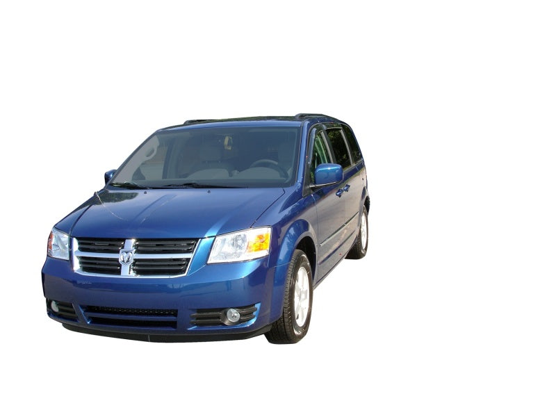 AVS Ventvisor Outside Mount Window Deflectors 4pc for 2008-2016 Chrysler Town & Country - Smoke - view 3