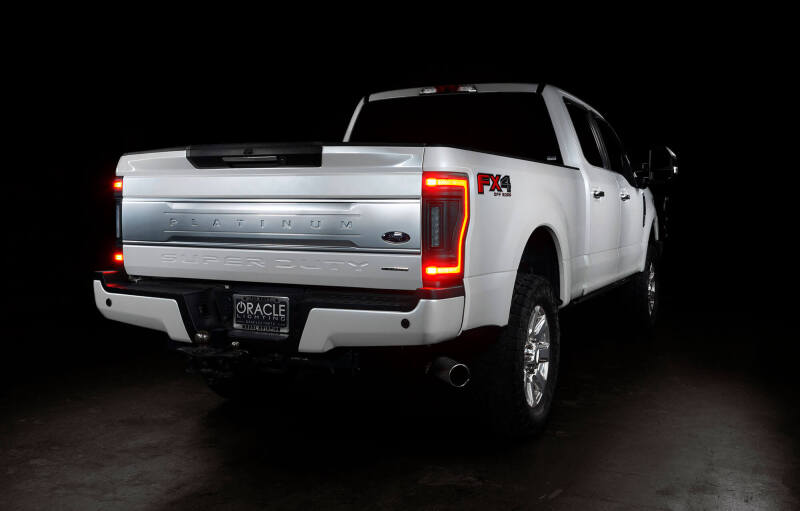 ORACLE Lighting 17-22 Ford F-250/350 (Black Series) Flush Mount LED Tail Lights - 5896-504-T - view 8