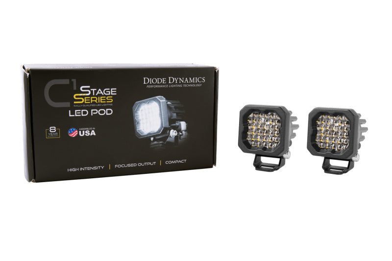Diode Dynamics Stage Series C1R - White Flood Standard LED Pod (Pair) - DD7423P - view 3
