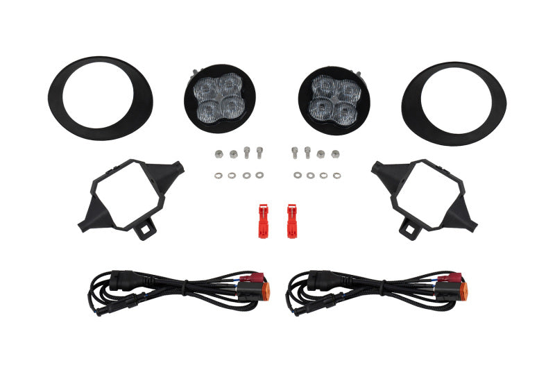 Diode Dynamics 00-07 Toyota Tundra/Sequoia SS3 LED Foxbeam Fog Light Kit - DD8963
