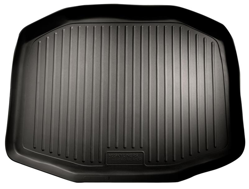 Husky Liners WeatherBeater Cargo & Trunk Liners - Ford Explorer & Lincoln Aviator - 11-12 Ford Explorer WeatherBeater Black Rear Cargo Liner (Behind 3rd Row) (part 23791)