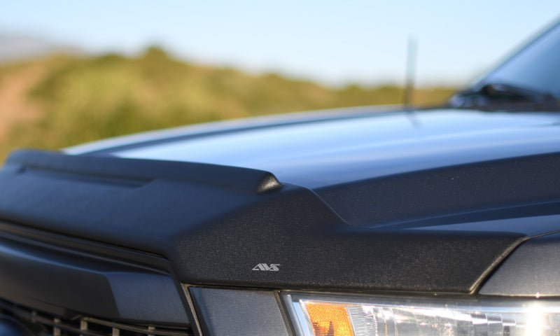 AVS Aeroskin II Textured Low Profile Hood Shield for 2016-2018 Nissan Titan XD - Black - view 4