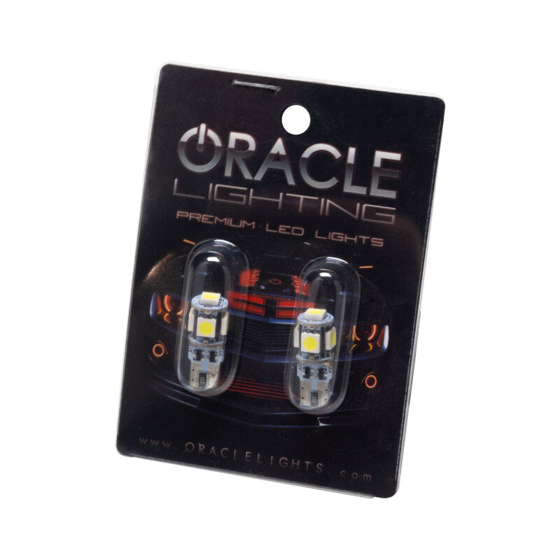 ORACLE Lighting T10 5 LED 3 Chip SMD Bulbs (Pair) - Cool White - 4801-001 - view 5