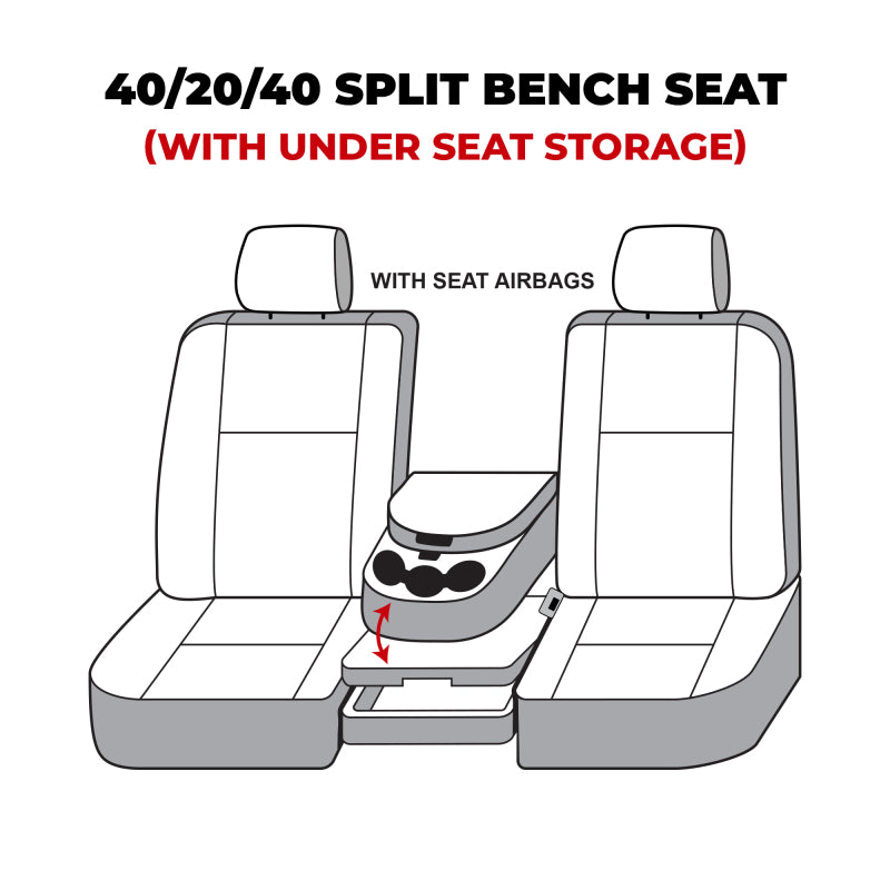 Covercraft 13-16 Dodge Ram Polycotton SeatSaver Custom Front Row Seat Covers - view 4