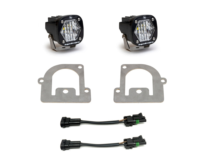 Baja Designs LED Light Kits - Ford Bronco - 21+ Ford Bronco Sport S1 WC LED Fog Pocket Light Kit - Clear (part 447682)