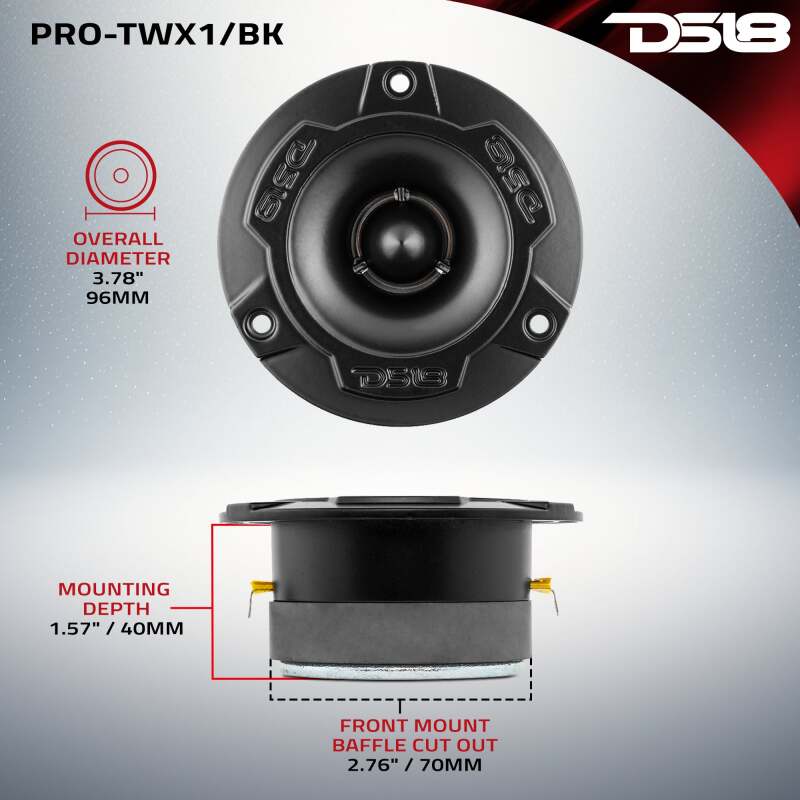 DS18 Speaker and Tweeter Package - PRO-X6.4BMPK