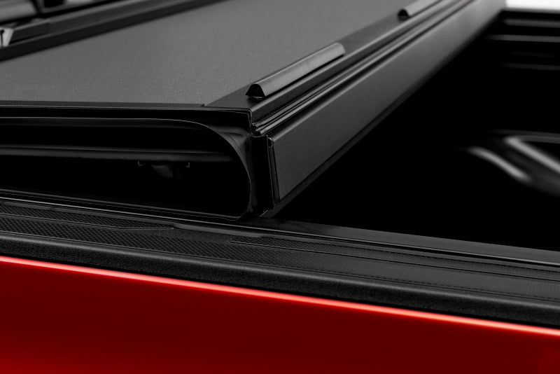 BAKFlip MX4 Hard Folding Tonneau Cover - 2016-2023 Toyota Tacoma 6ft Bed w/ Deck Rails - BAK part 448427 view 7