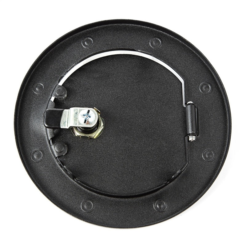 Rugged Ridge Textured Black Locking Gas Cap Door for 2007-2018 Jeep Wrangler JK - view 4