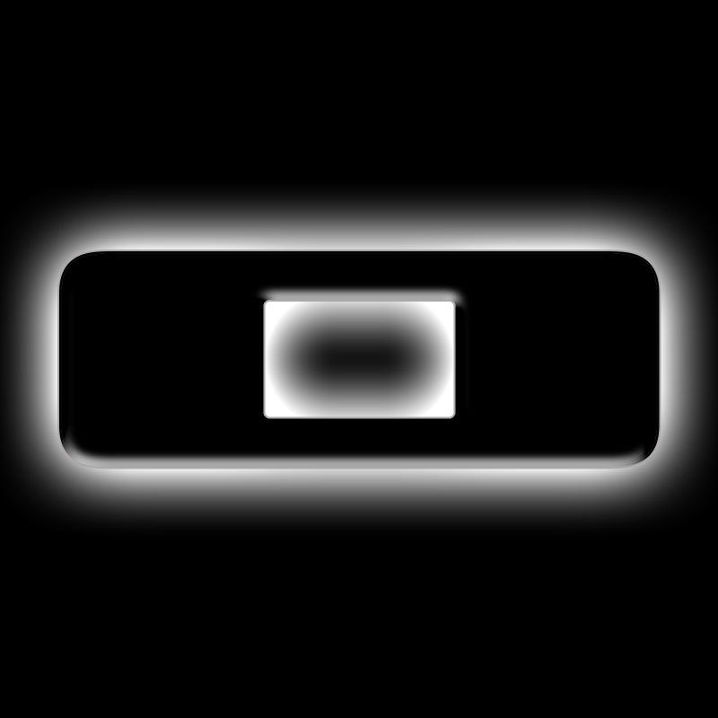 ORACLE Lighting Universal Illuminated LED Letter Badges - Matte Black Surface Finish - view 8