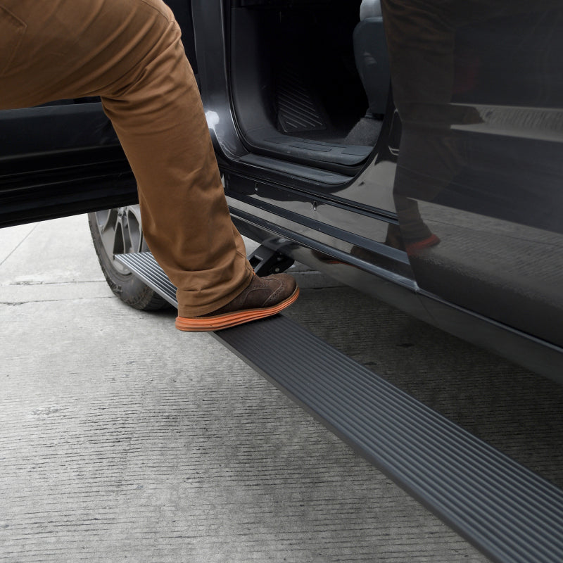 Go Rhino VoltStep Electric Running Boards, Textured Black - 2015-2024 Ford F-150 SuperCrew - Go Rhino part 20415587PC