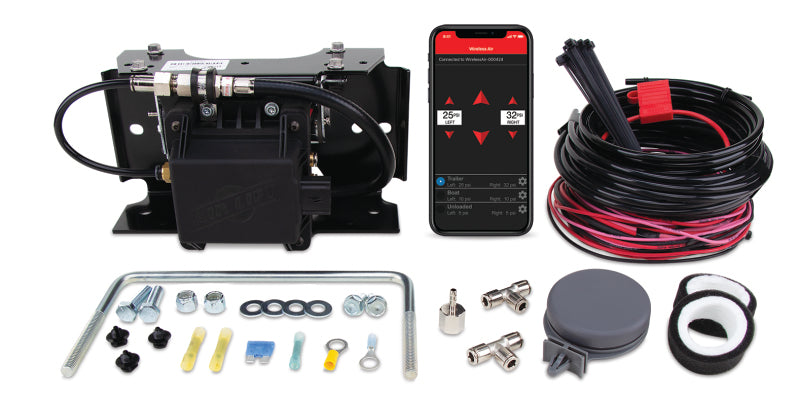Air Lift WirelessAir On-Board Air Compressor System - WirelessAir App-Only (No Controller) w/ EZ Mount (part 73000EZ)