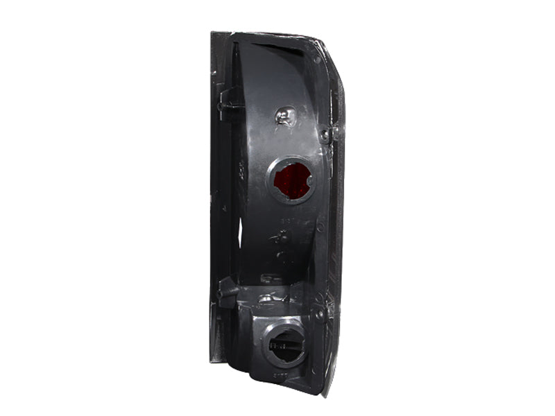 ANZO Euro Tail Lights, Black - 1987-1996 Ford F-150, 1989-1998 Ford F-250/F-350/F-450, 1988-1996 Ford Bronco - ANZO part 211062 view 2