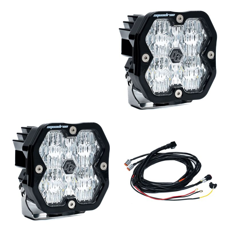 Baja Designs Squadron Sport LED Light Pods - Squadron 2.0 Sport LED Wide Cornering (Pair) (part 5578052)