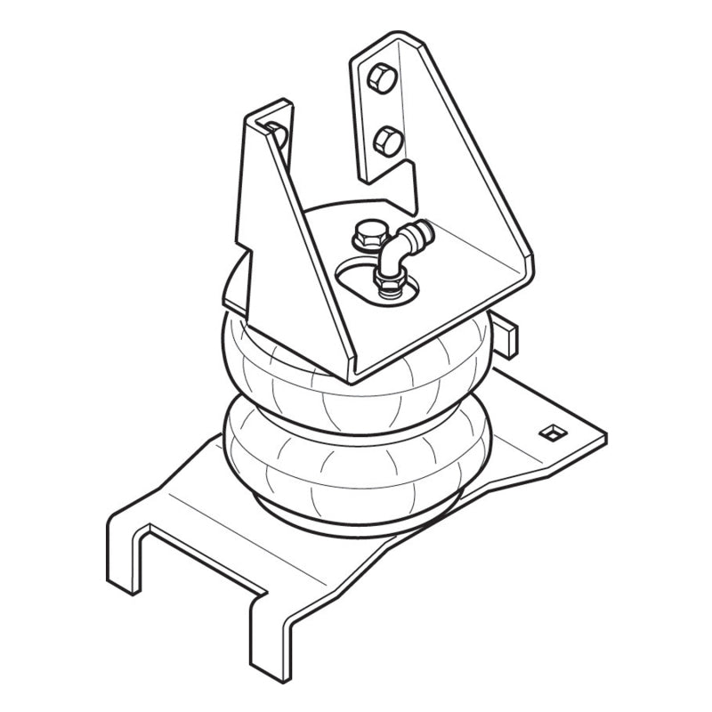 Firestone Ride-Rite Rear Air Helper Spring Kit - 2000-2006 Toyota Tundra 4WD and 2WD TRD - Firestone part 2245