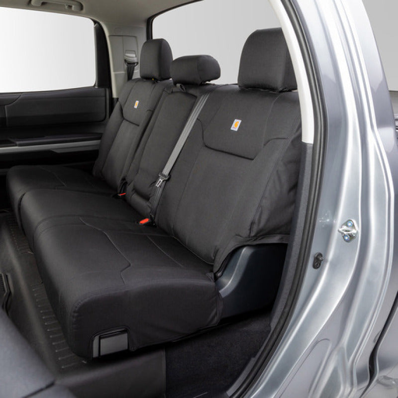 Covercraft 19-22 Ford F250 Carhartt Super Dux PrecisionFit Custom Second Row Seat Covers - Black - GTF4127COBK - view 3