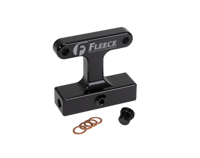 Fleece Performance 3rd Gen Fuel Filter Delete - 2004.5-2007 Dodge Ram 5.9L & 2007.5-2012 6.7L Cummins (3rd Gen Housing) - Fleece part FPE-FFD-RO-3G