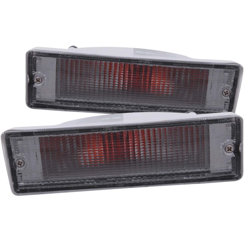 ANZO Parking/Signal Lights, Chrome Housing, Clear Lens - 1986-1997 Nissan Hardbody - ANZO part 511016