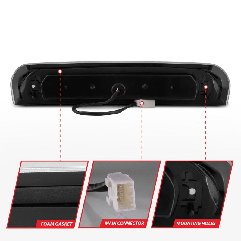 ANZO B-Series LED 3rd Brake Light, Smoke Lens - 2002-2008 Ram 1500 - ANZO part 531081 view 6