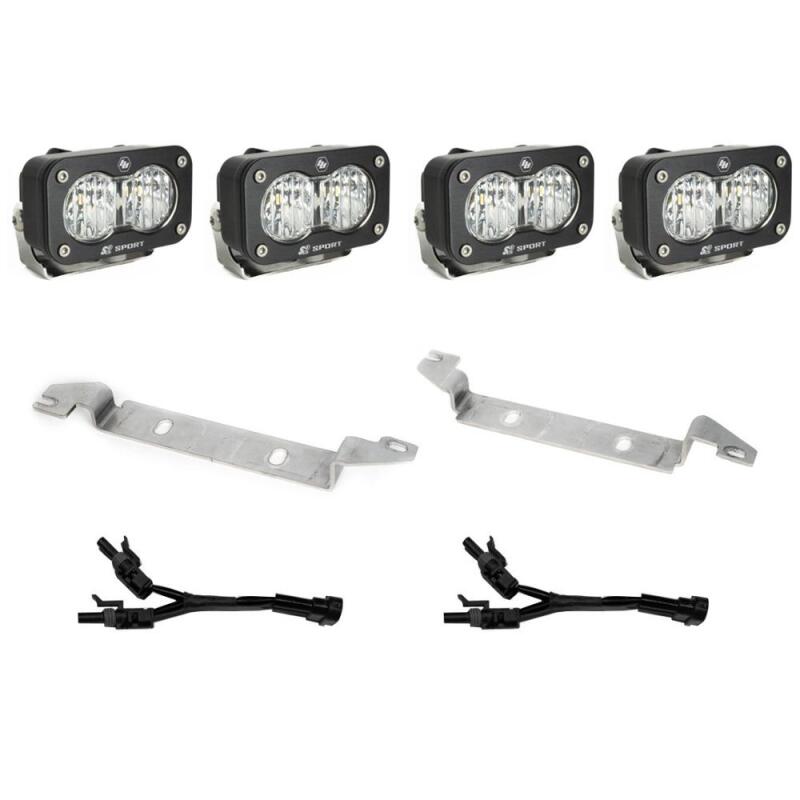 Baja Designs LED Light Kits - Toyota - 2024+ Toyota S2 Sport Dual Fog Pocket Light Kit (part 448238)