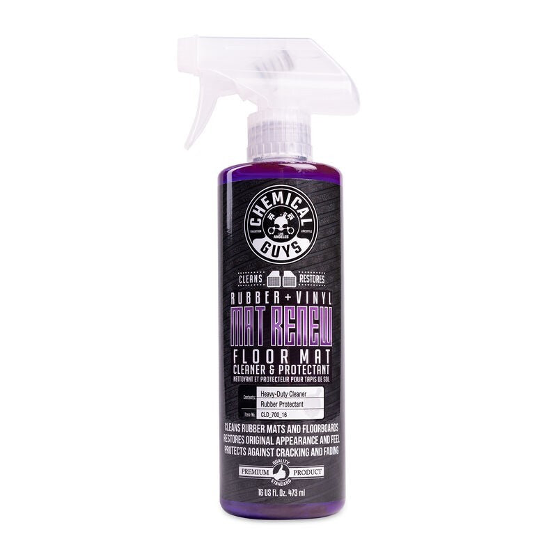 Chemical Guys Mat ReNew Rubber + Vinyl Floor Mat Cleaner & Protectant - 16oz (Case of 6) - CLD_700_16