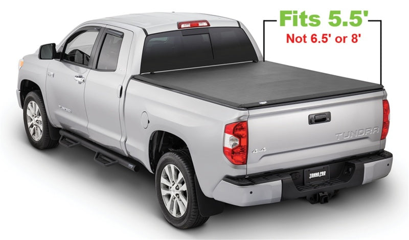 Tonno Pro 5.5ft Fleetside Tonno Fold Tri-Fold Tonneau Cover for 2014-2019 Toyota Tundra - view 5