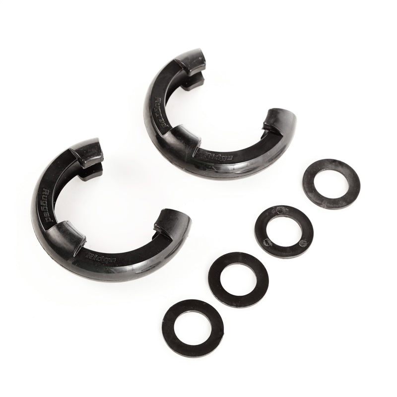 Rugged Ridge Black 3/4in D-Ring Isolator Kit | Universal Fit