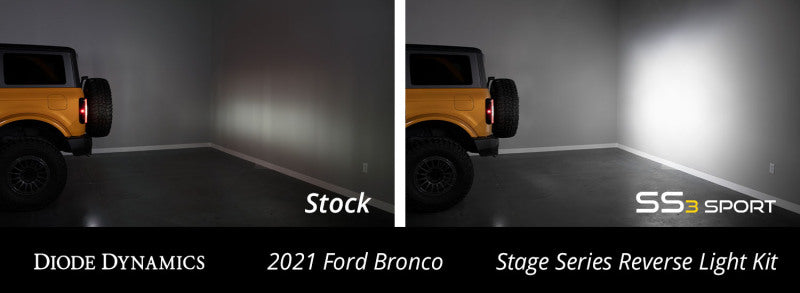 Diode Dynamics 21-22 Ford Bronco C2 Pro Stage Series Reverse Light Kit - DD7356 - view 7