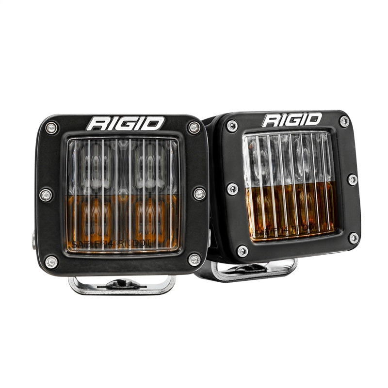 Rigid Industries D-Series SAE Fog - Dual Yellow/White (Pair) (part 50482)