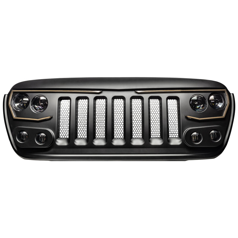 ORACLE Lighting VECTOR Series Full LED Grille - Jeep Wrangler JL/JT - NA - 5837-PRO