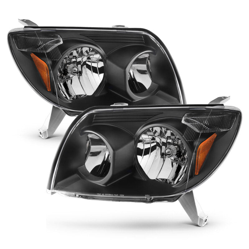 ANZO Crystal Headlights, Black - 2003-2005 Toyota 4Runner - ANZO part 111394 view 2