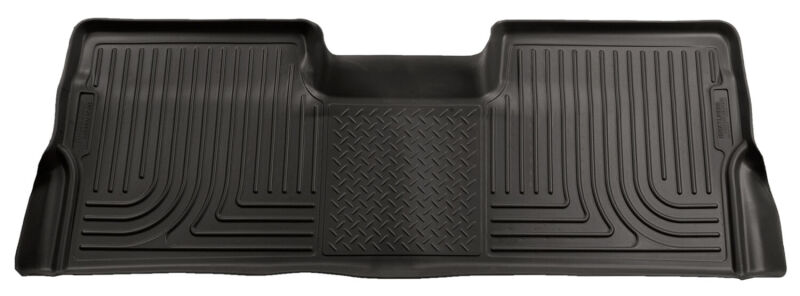 Husky Liners WeatherBeater Floor Liners - 08-10 Ford F-250/F-350 SD SuperCab WeatherBeater 2nd Row Floor Liner - Black