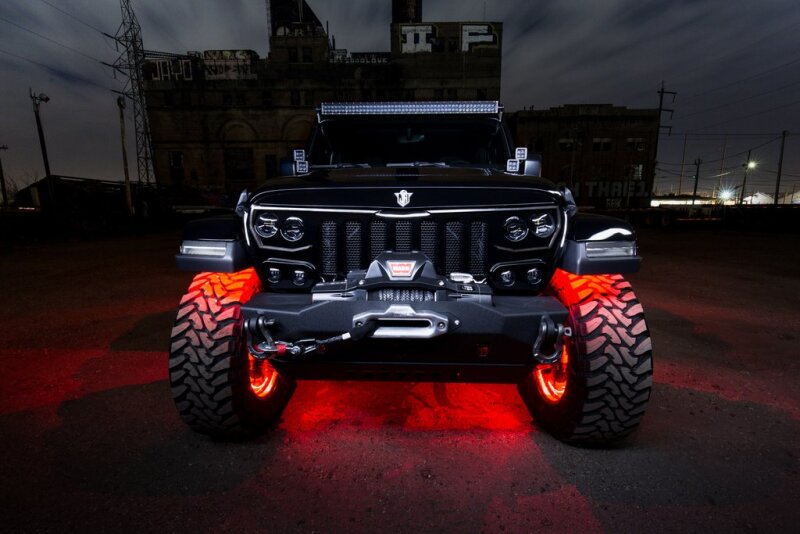 ORACLE Lighting VECTOR Series Full LED Grille - Jeep Wrangler JL/JT - NA - 5837-PRO - view 5