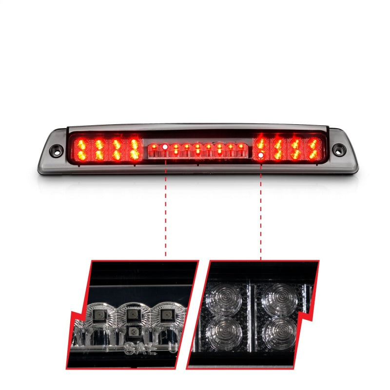 ANZO LED 3rd Brake Light, Chrome Housing, Smoke Lens - 1994-2001 Ram 1500, 1994-2002 Ram 2500/3500 - ANZO part 531046 view 4