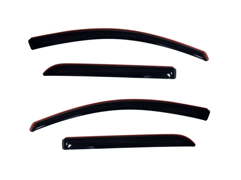 AVS Ventvisor In-Channel Front & Rear Window Deflectors 4pc for 2007-2016 GMC Acadia - Smoke