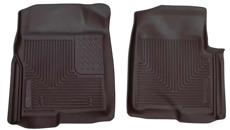 Husky Liners X-act Contour Floor Liners - Ford F-150 - 09-12 Ford F-150 Series Reg/Super/Crew Cab X-Act Contour Black Floor Liners (part 53311)