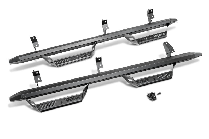 N-Fab Predator Pro Drop Steps, Cab Length - 2005-2023 Toyota Tacoma Double Cab - N-Fab part PRT0563CC-TX view 2