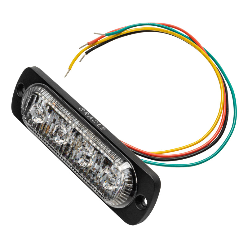 ORACLE Lighting 4 LED Dual Color Slim Strobe - Amber/White - 3512-023