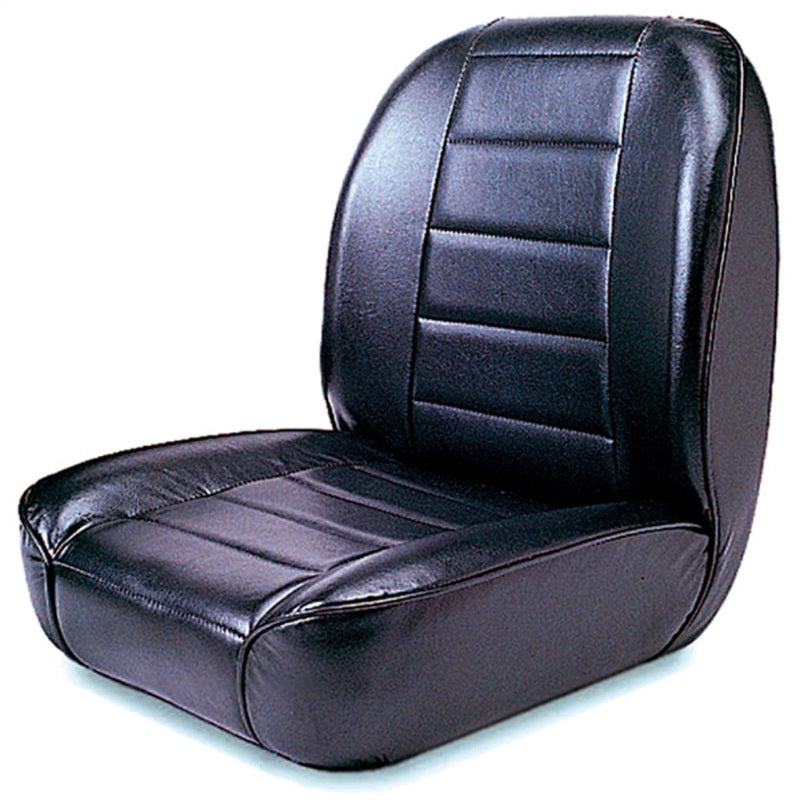 Rugged Ridge Low-Back Front Seat Non-Recline Black for 1955-1986 Jeep CJ
