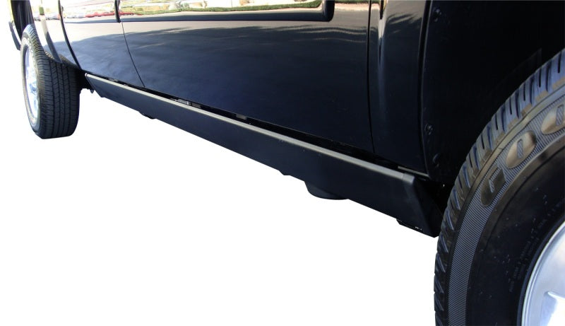 AMP Research PowerStep Running Boards - 2011-2014 GMC Sierra 2500/3500 Extended/Crew PowerStep - Black