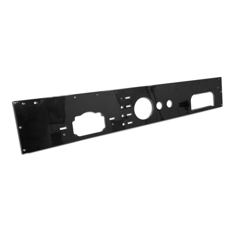 Rugged Ridge Dash Panel Pre-Cut Holes Black for 1976-1986 Jeep CJ