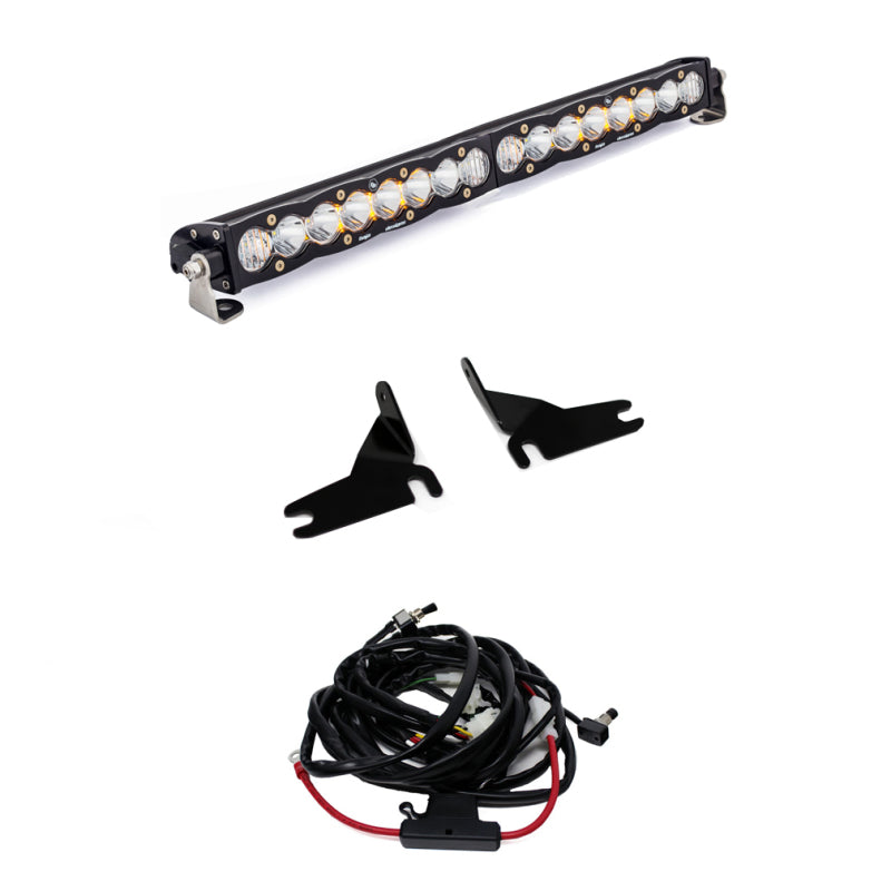 Baja Designs LED Light Kits - Chevy & GMC - 2019 Chevy Silverado 1500 S8 w/ 20in S8 Grille Mount Kit (part 447519)