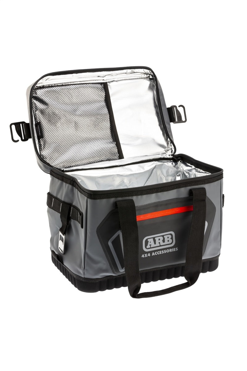 ARB Cooler Bag Charcoal w/ Red Highlights 15in L x 11in W x 9in H Holds 22 Cans - 10100376 - view 3