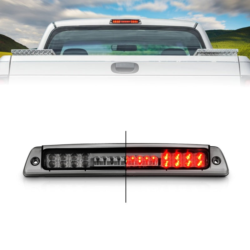 ANZO LED 3rd Brake Light, Chrome Housing, Smoke Lens - 1994-2001 Ram 1500, 1994-2002 Ram 2500/3500 - ANZO part 531046