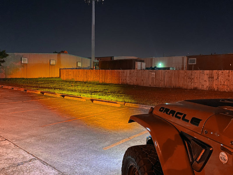 ORACLE Lighting 18-22 Jeep Wrangler JL Skid Plate w/ Integr LED Emitters - Amber - 5883-005 - view 5