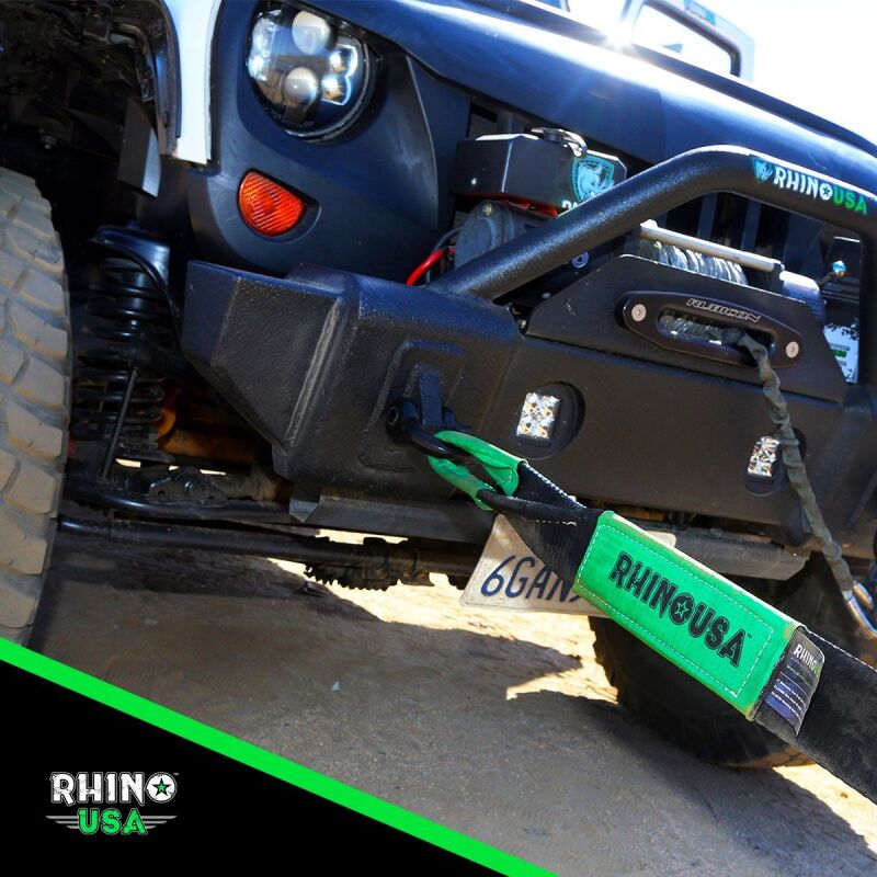 Rhino USA 30Ft Tow Strap/Shackles Combo - RNO-SHACKSTRAP30 - view 6
