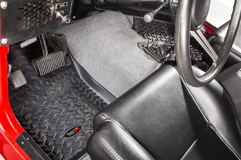 Rugged Ridge Floor Liner Front Black | 1976-1983 Jeep CJ-5 3
