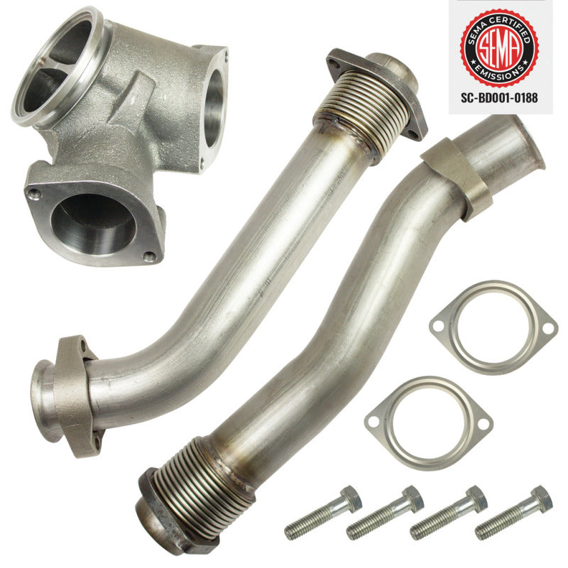 BD Diesel UpPipe Kit - 1999.5-2003 Ford 7.3L Power Stroke - part 1043900
